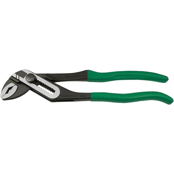 Stahlwille Tools Waterpump plier FastGRIP L.240 mm max.jaw opening 37 mm head polished handles dip-coated 65726240